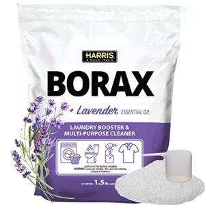 harris borax laundry booster and multipurpose cleaner, 1.5lb (lavender)