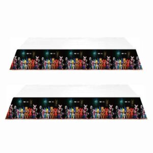 2 pack tablecloth for birthday party supplies, five nights at freddy tablecover for fnaf party