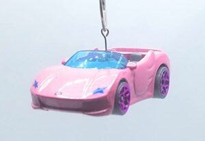 christmas ornament for barbie extra convertible pink