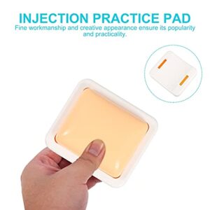 ULTECHNOVO 5pcs Equipment Injection Educational Silicone Intramuscular Practice Nurse Module Medical Trainer Diabetics Pad Supplies Venipuncture Model Human for Doctor Training Muscle Tool