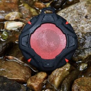 FIRECAT F1 Bluetooth Shower/Outdoor Speaker, Portable, Hands Free Talk, IP67 Waterproof Speaker, Floating, True Wireless Stereo, Beach, Use for; Shower, Pool and Beach Fun, Boating, Hiking, Camping.