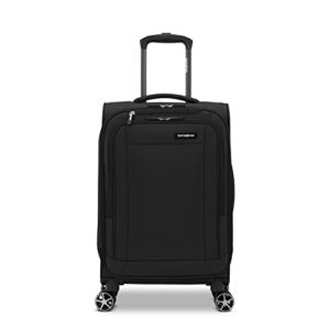 Samsonite Saire LTE Softside Expandable Luggage with Spinners | Black | 3PC  (CO/MED/LG)