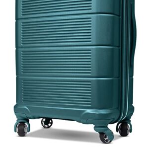 American Tourister Stratum 2.0 Hardside Expandable Luggage with Spinners, Bright Teal, 2PC SET (Carry-on/Large)