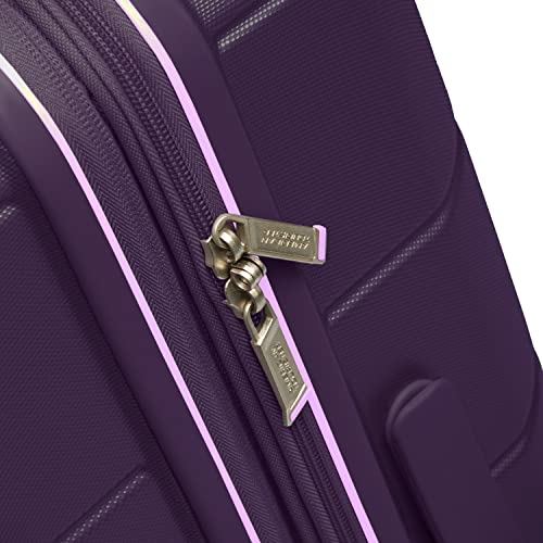 American Tourister Stratum 2.0 Hardside Expandable Luggage with Spinners, Plum, 2PC SET (Carry-on/Large)