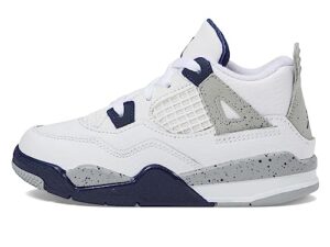 jordan jordan 4 retro (infant/toddler) white/midnight navy/light smoke grey 8 toddler m