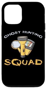 iphone 12/12 pro ghost hunting squad paranormal gear equipment flashlight case