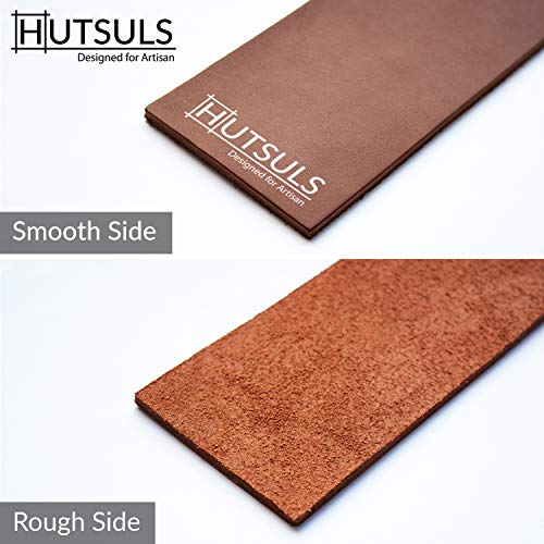 Hutsuls Knife Stropping Leather for Sharpening - Get Razor-Sharp Edges with Leather Strop for Knife Sharpening Easy to Use Leather Sharpening Strop with Green & White Strop Compound Step-by-Step Guide