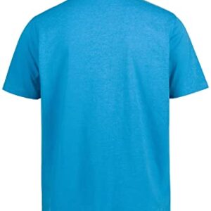 JP 1880 Menswear Big & Tall Plus Size L-8XL Explorer Print Tee Light Azure XXXXXXX-Large 808939738