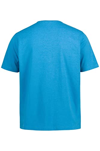 JP 1880 Menswear Big & Tall Plus Size L-8XL Explorer Print Tee Light Azure XXXXXXX-Large 808939738