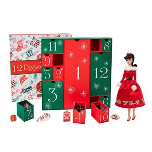 barbie signature 12 days of christmas doll and accessories