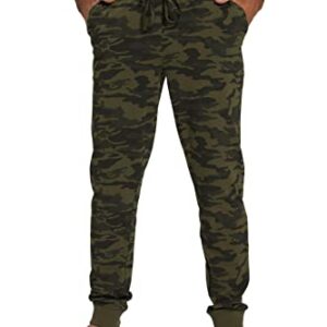 JP 1880 Menswear Big & Tall Plus Size L-8XL Camo Print Pajama Pants olive XXXXX-Large 809018440