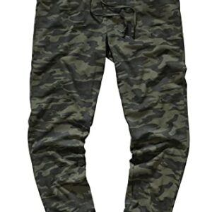 JP 1880 Menswear Big & Tall Plus Size L-8XL Camo Print Pajama Pants olive XXXXX-Large 809018440