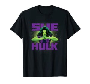 marvel studios she-hulk is ready for anything disney+ t-shirt