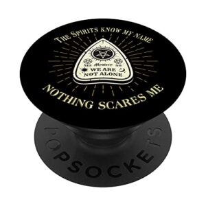 spirits nothing scares me ghost hunter gear popsockets swappable popgrip