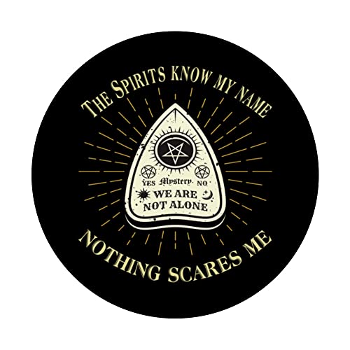 Spirits Nothing scares me Ghost Hunter gear PopSockets Swappable PopGrip