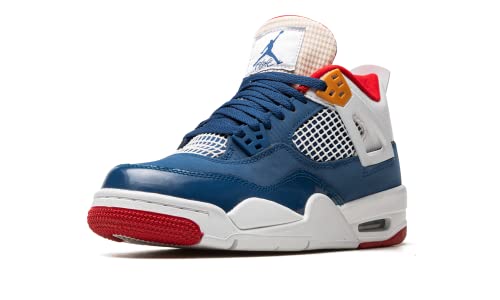 Jordan Air Jordan 4 Retro (Big Kid) French Blue/White/Gym Red/Pearl White 6 Big Kid M