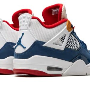 Jordan Air Jordan 4 Retro (Big Kid) French Blue/White/Gym Red/Pearl White 6 Big Kid M