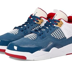 Jordan Jordan 4 Retro (Little Kid) French Blue/White/Gym Red/Pearl White 3 Little Kid M