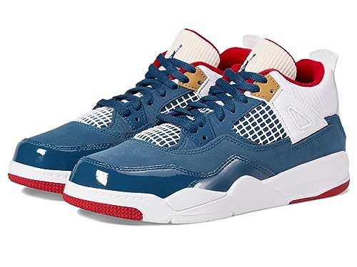 Jordan Jordan 4 Retro (Little Kid) French Blue/White/Gym Red/Pearl White 3 Little Kid M