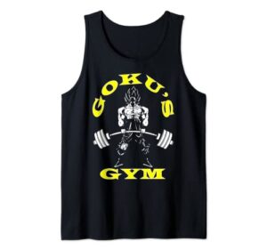 train insaiyan - anime gym and workout motivational tank top