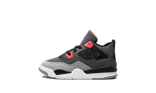 Jordan Toddler Air Jordan 4 TD BQ7670 061 Infared - Size 2C White