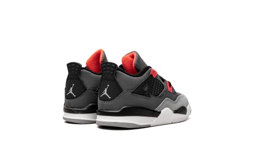 Jordan Toddler Air Jordan 4 TD BQ7670 061 Infared - Size 2C White