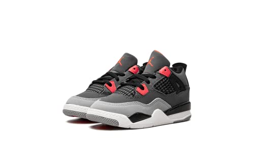 Jordan Toddler Air Jordan 4 TD BQ7670 061 Infared - Size 2C White