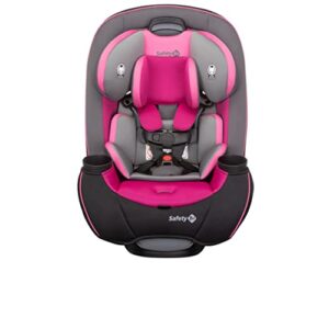 Safety 1st Crosstown All-in-One Convertible Car Seat, Rear-Facing 5-40 pounds, Forward-Facing 22-65 pounds, and Belt-Positioning Booster 40-100 pounds, Tickled Pink