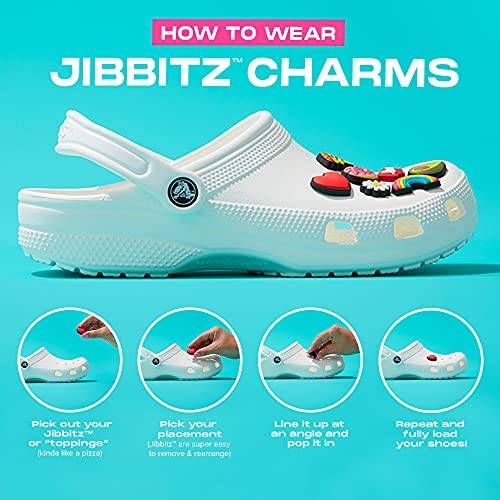 Crocs Unisex's Jibbitz Military Shoe Charms for Adults, US Army, 5 Pack