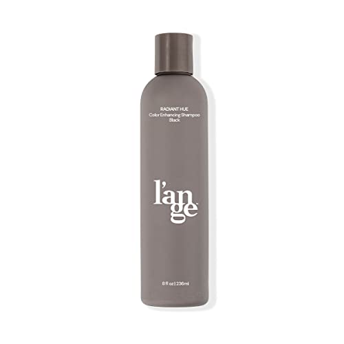 L'ANGE HAIR Radiant Hue Color Enhancing Shampoo | Sulfate-free, Botanically Rich, Color-Safe Formula | Promotes Natural Radiance in Non- or Color-Treated Hair (Black)