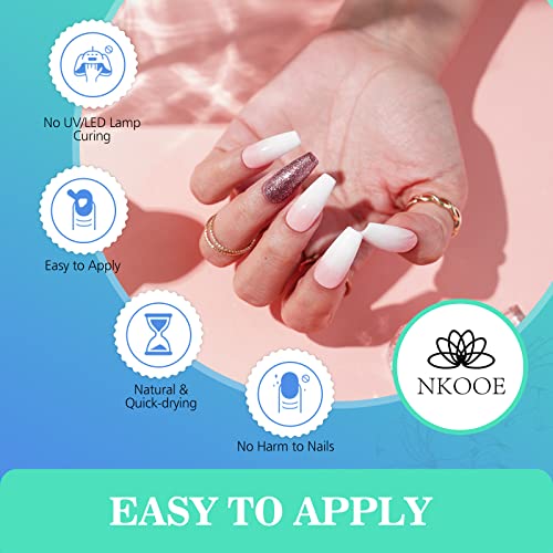 NKOOE 36 Colors Acrylic Nail Powder Set (10g/0.35oz Jars), Quick-Dry, Odorless, Non-Toxic, Easy-to-Blend, Ideal for DIY Nail Art & Salon Professionals - Perfect Gift for Nail Enthusiasts