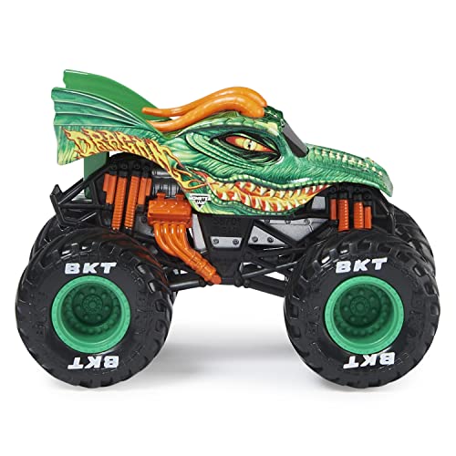 Monster Jam 2022 Spin Master 1:64 Diecast Truck: Chase True Heavy Metal Dragon