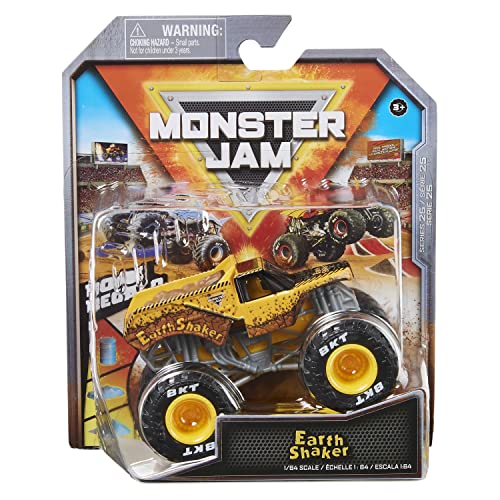 Monster Jam 2022 Spin Master 1:64 Diecast Truck with Bonus Accessory: Legacy Trucks Earth Shaker