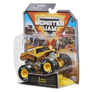 Monster Jam 2022 Spin Master 1:64 Diecast Truck with Bonus Accessory: Legacy Trucks Earth Shaker