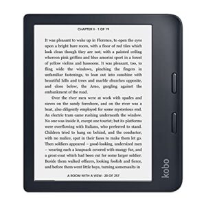 Kobo Libra 2 Black Bundle with Black SleepCover and AC Adapter | eReader 7" Waterproof WiFi 32GB