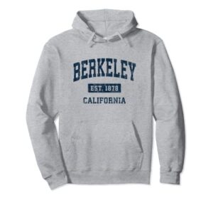 berkeley california ca vintage athletic sports design pullover hoodie