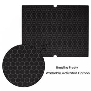 Nispira 116130 H Filter Replacement 5500-2 AM80 True HEPA Activated Carbon For Winix Air Purifier, 3 Sets