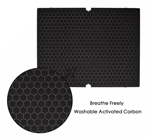 Nispira 116130 H Filter Replacement 5500-2 AM80 True HEPA Activated Carbon For Winix Air Purifier, 3 Sets