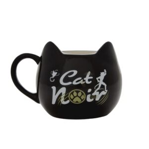miraculous ladybug cat noir mug, 12 oz. ceramic tea or coffee cup gift set