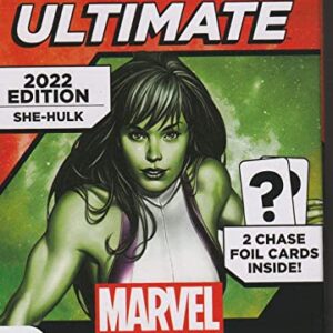 UNO Ultimate Marvel Card Game Add-On Pack with She-Hulk Character Deck & 2 Collectible Foil Cards, Vary