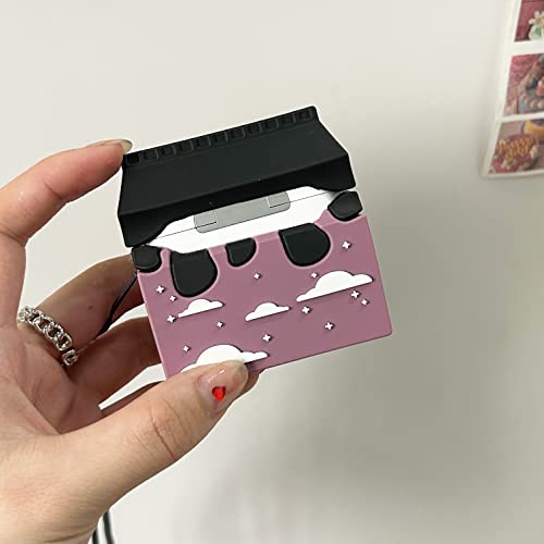 Cartoon Case Design for Apple AirPods Pro (2nd Generation) 2022 Version Adorable Case Soft Silicone Cover Silicone Shockproof Case Anti-Fall Case for Airpod Pro2 Case Goth Milk