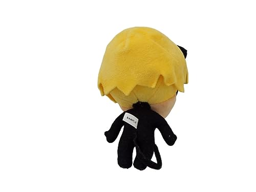 Miraculous Chibi Cat Noir Plush Toy from Tales of Ladybug and Cat Noir | 15cm Cat Noir Soft Toy | Super Soft and Cuddly Toys Bring Their Favourite TV Show to Life | Bandai