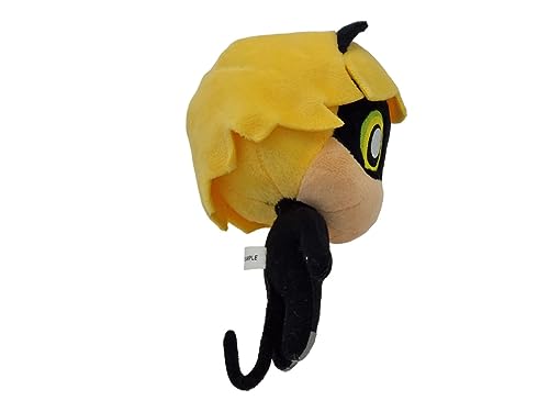 Miraculous Chibi Cat Noir Plush Toy from Tales of Ladybug and Cat Noir | 15cm Cat Noir Soft Toy | Super Soft and Cuddly Toys Bring Their Favourite TV Show to Life | Bandai