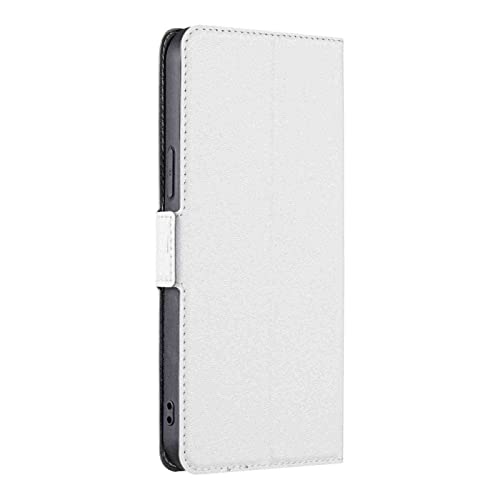 BANLEI2U Phone Cover Wallet Folio Case for Oppo REALME 7 PRO, Premium PU Leather Slim Fit Cover for REALME 7 PRO, Shock Resistance, White