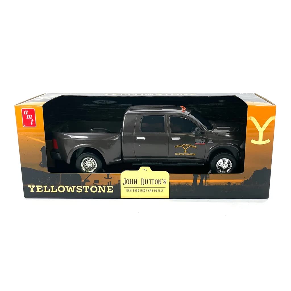 Big Country Toys AMT Adult Collectibles Yellowstone John Dutton Truck, Realistic 1:20 Scale Ram 3500 Collectible Truck…