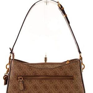 GUESS Ginevra Elite Shoulder Bag, Latte Logo