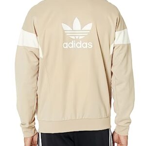 adidas Originals Men's Adicolor Classics Cut Line Track Jacket, Wonder Beige, Large