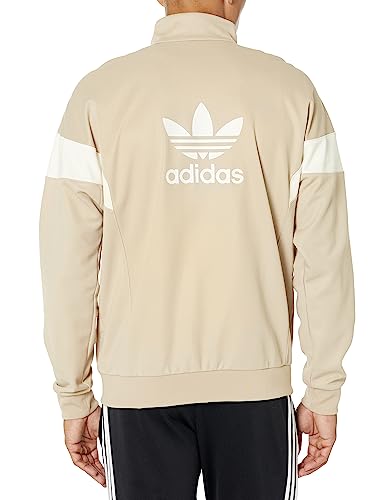 adidas Originals Men's Adicolor Classics Cut Line Track Jacket, Wonder Beige, Large