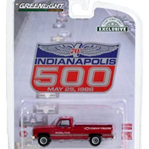 Greenlight 1:64 1986 Chevrole Silverado 70th Annual Indianapolis 500 Mile Race Official Truck - Red (Hobby Exclusive) 30340 [Shipping from Canada]