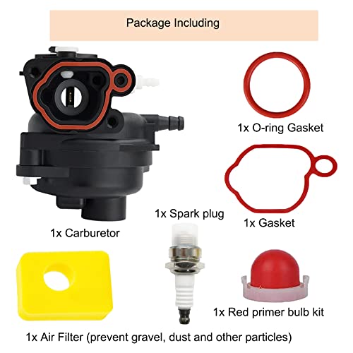 Replace 799583 Carburetor Kit - 593261 595656 591979 591160 - Fits for Lawnmower engine 300E 450E 500E 550EX 500 125cc 140cc 08P502 8P502 09P602 9P602